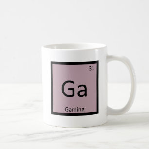 Ga - Spel Spel Kemi Periodiska Systemet Symbol Kaffemugg