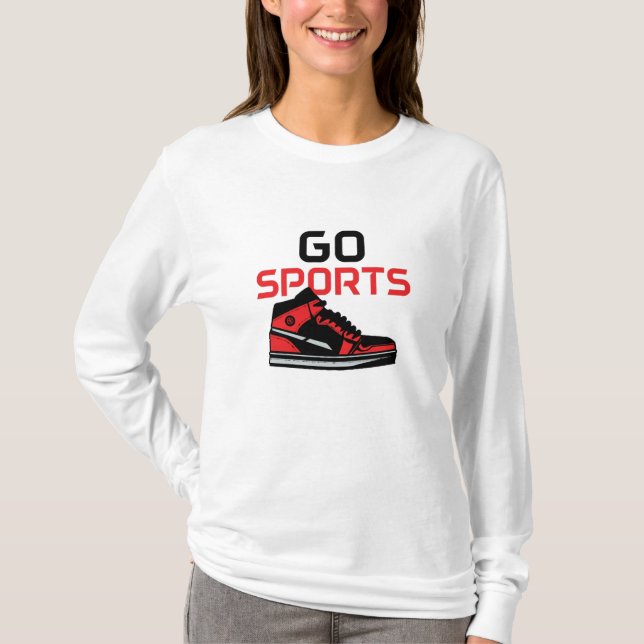 Gå Sport T Shirt (Framsida)