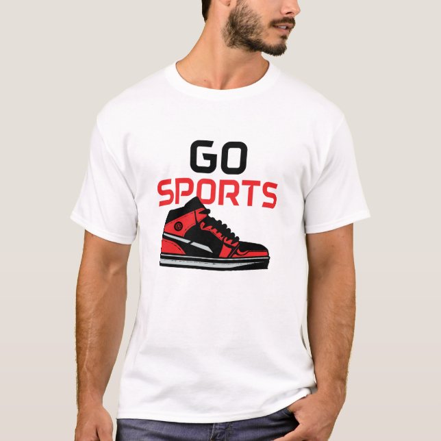 Gå Sport T Shirt (Framsida)