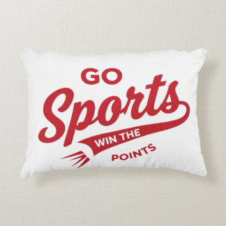 Gå Sport Vinn Poängen Prydnadskudde