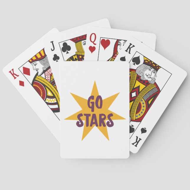 Gå Stjärnor Casinokort (Baksidan)