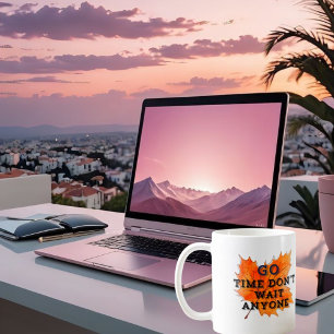 Gå tid - Motiverad offertdesign för rädslan Kaffemugg