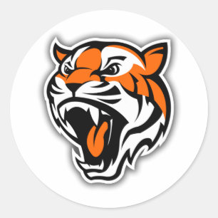 GÅ TIGERS! RUNT KLISTERMÄRKE