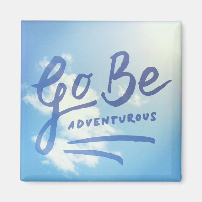 Gå till Adventurous Himlar Magnet (Framsidan)