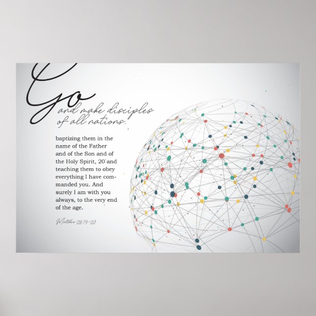 Gå till alla nationer för att göra lärdomar poster (Framsidan)