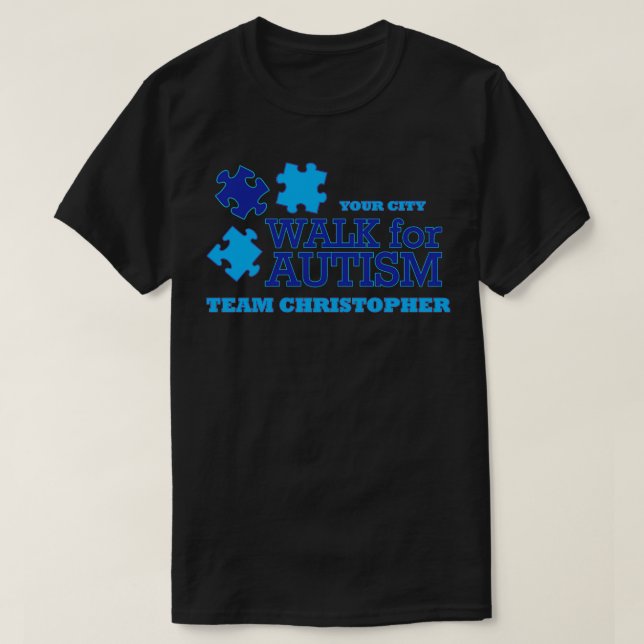 Gå till Autism Autism Shirt T (Design framsida)
