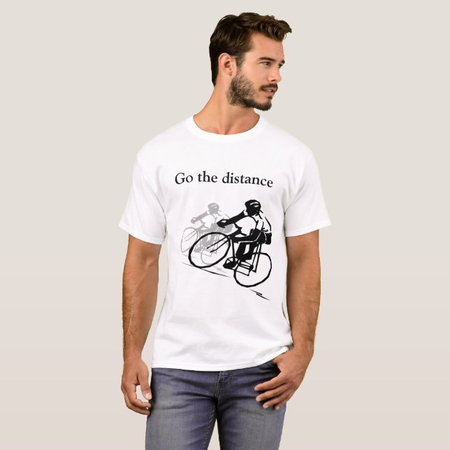Gå till Avstånd Cycling T-shirt (Hel framsida)