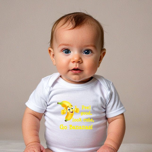Gå till Bananas! Baby Bodykostym T Shirt (Skapare uppladdad)