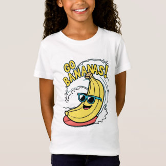 Gå till Bananas! Surfing Banana Kids' T-Shirt