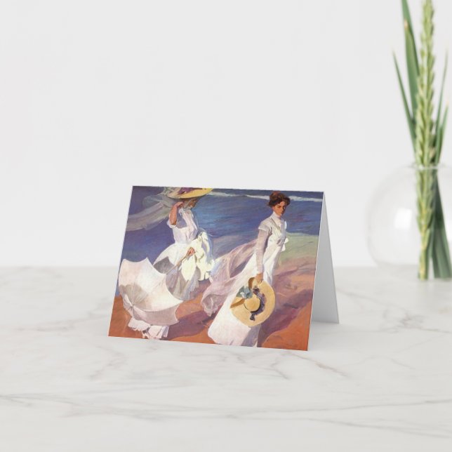 Gå till Beach Note Card Kort (Framsida)