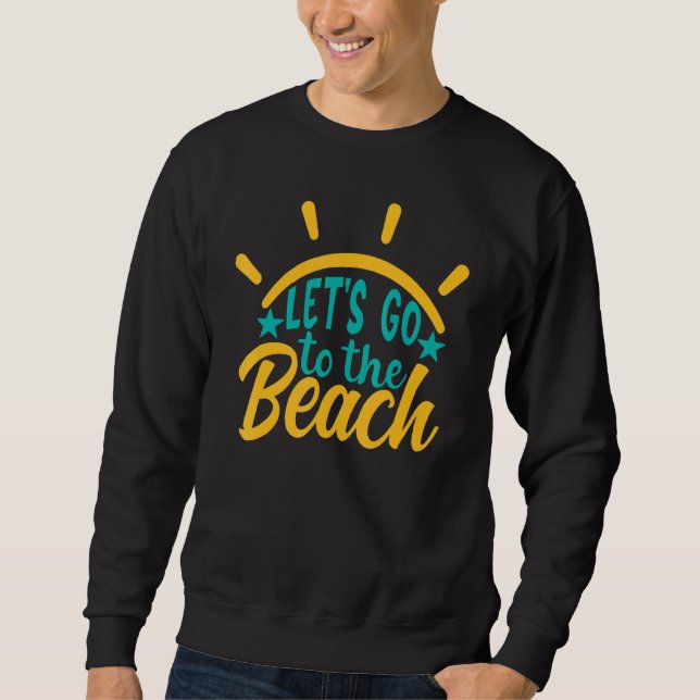 Gå till Beach-sommaren Lång Ärmad Tröja (Framsida)