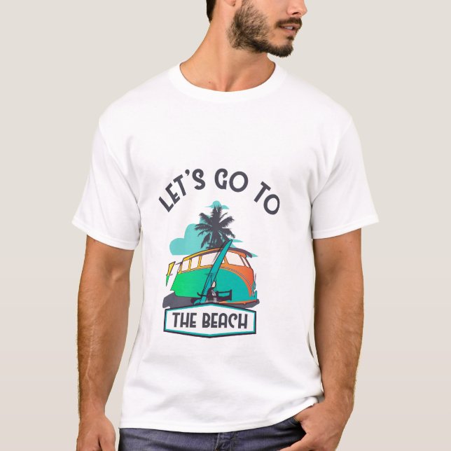 Gå till Beach T Shirt (Framsida)