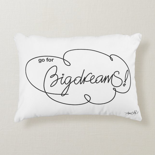 Gå till BIG DREAMS - Bold Cloud S Prydnadskudde (Framsidan)
