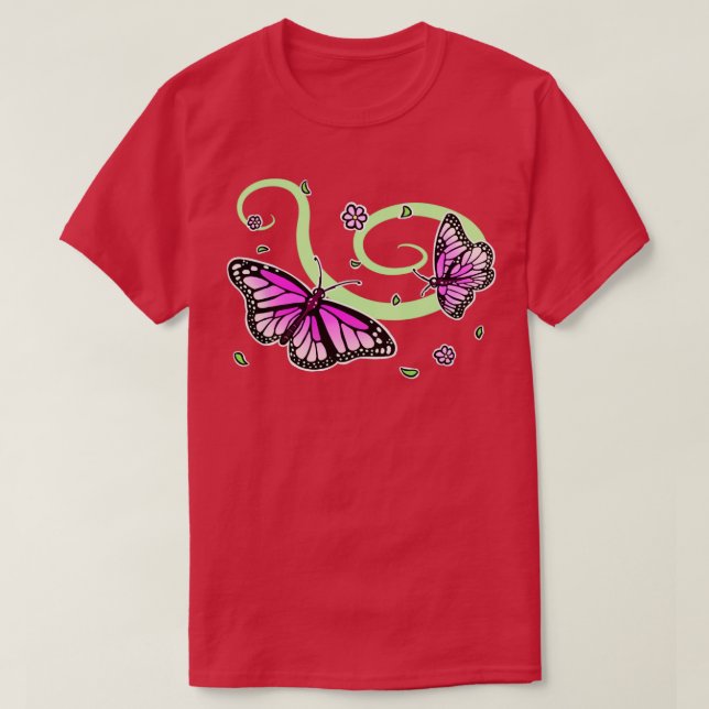 Gå till Butterfly T Shirt (Design framsida)