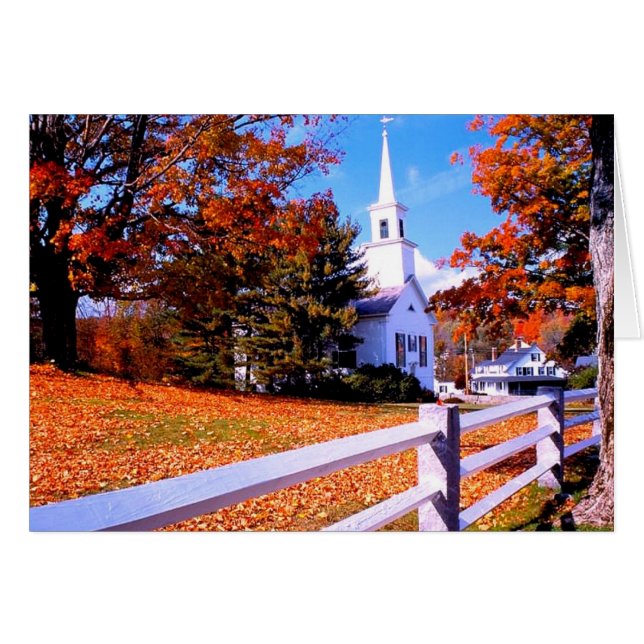 Gå till Chapel i Kärlek Hälsningskort (Framsidan Horizontal)