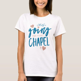 Gå till Chapel-Party-designen Personligt bröllp T Shirt