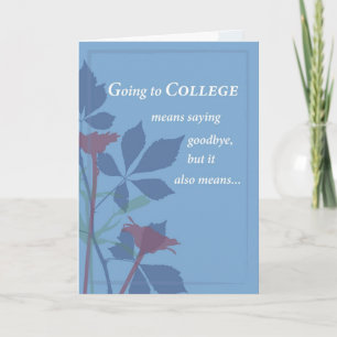 Gå till College Adjö Kort