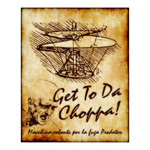 Gå till Da Choppa - Leonardo da Vinci Helicopter