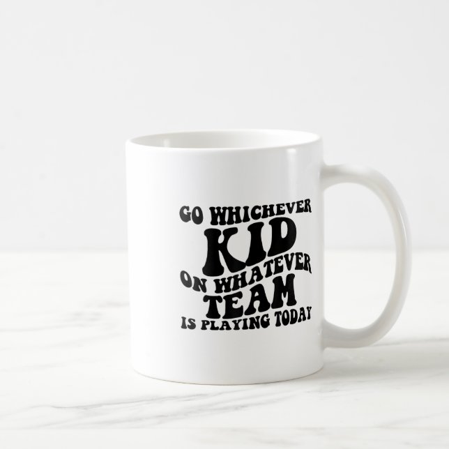Gå till den som spelar Spelar ingen roll team. Kaffemugg (Höger)