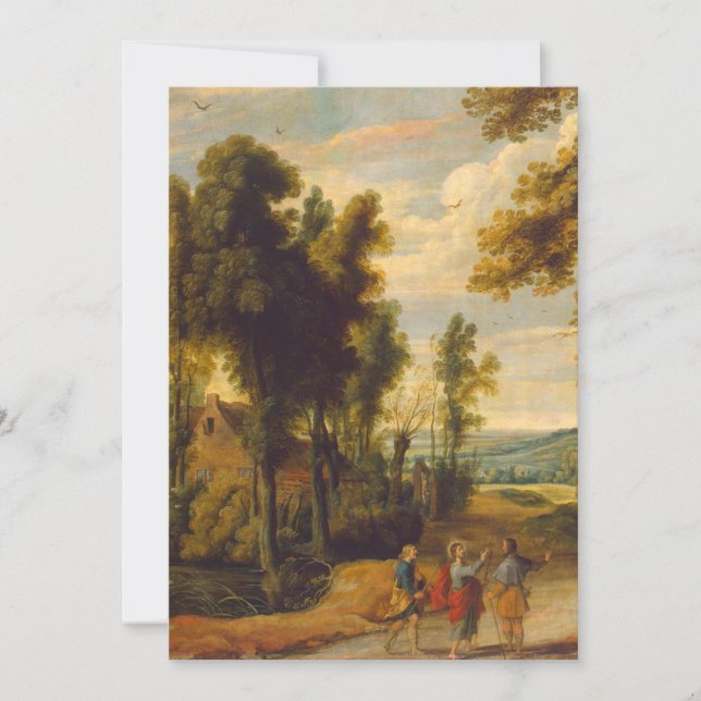 Gå till emaus med Kristus Inbjudningar (Framsida)