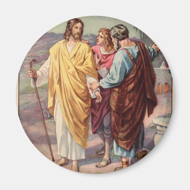 Gå till emmaus magnet (Framsidan)