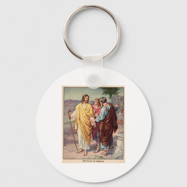 Gå till emmaus nyckelring (Framsida)