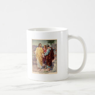 Gå till emmausen kaffemugg
