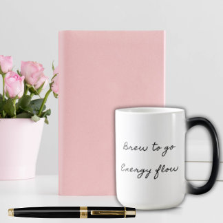 Gå till energiflödet Enkelt kaffe Mugg