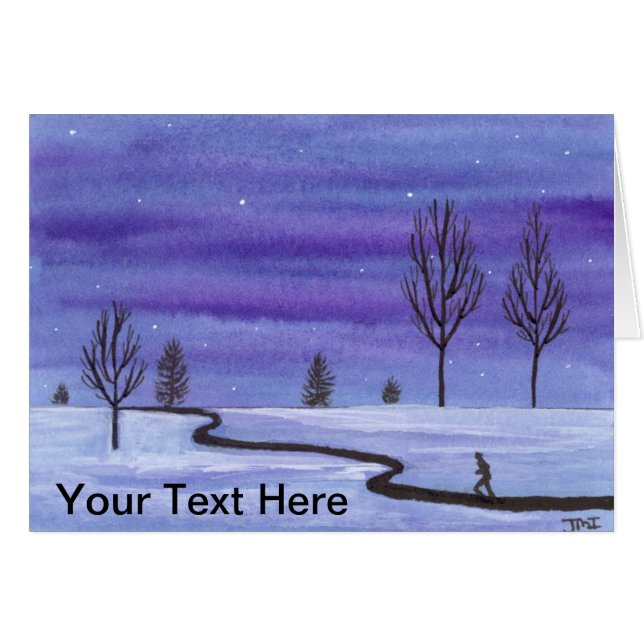 Gå till Extra Mile Hälsningskort (Framsidan Horizontal)