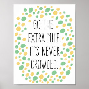 Gå till Extra Mile Poster