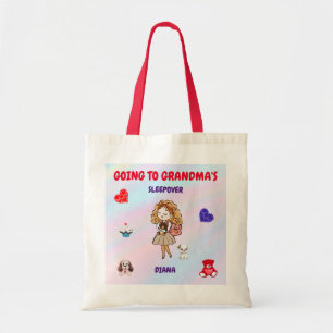 Gå till farmors roligt Tote Bag Tygkasse