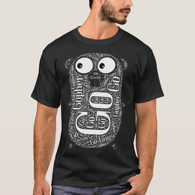 Gå till Golang Gopher Programming Classic T-Shirt (Framsida)