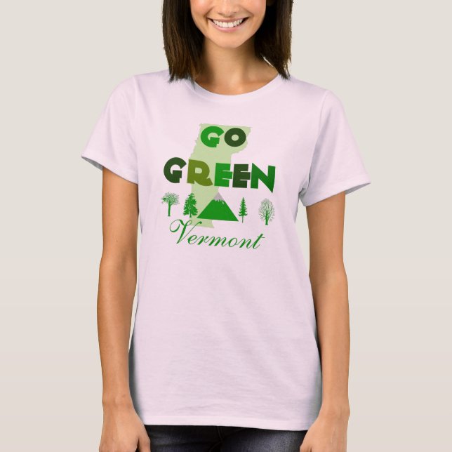 Gå till Green Vermont Organic T-Shirt (Framsida)