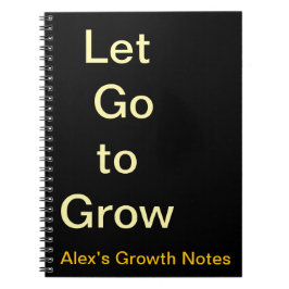 Gå till Grow Anpassningsbar emotive Growth noteboo Anteckningsbok