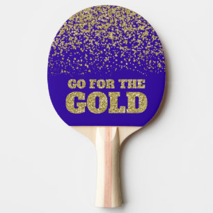 Gå till Guld Glitter Lila Pingisracket