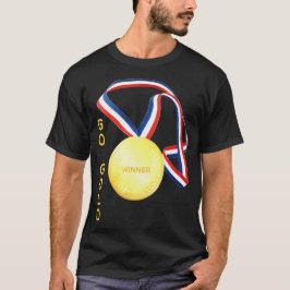 Gå till Guld Sports Award Medal Winner Sandymap T Shirt