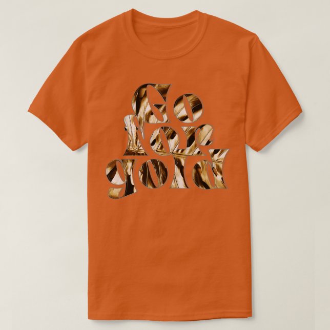 Gå till guld t shirt (Design framsida)