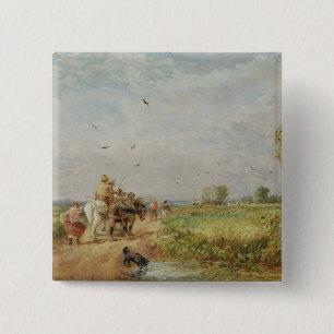 Gå till hayfielden, 1853 (olja på millboard) knapp