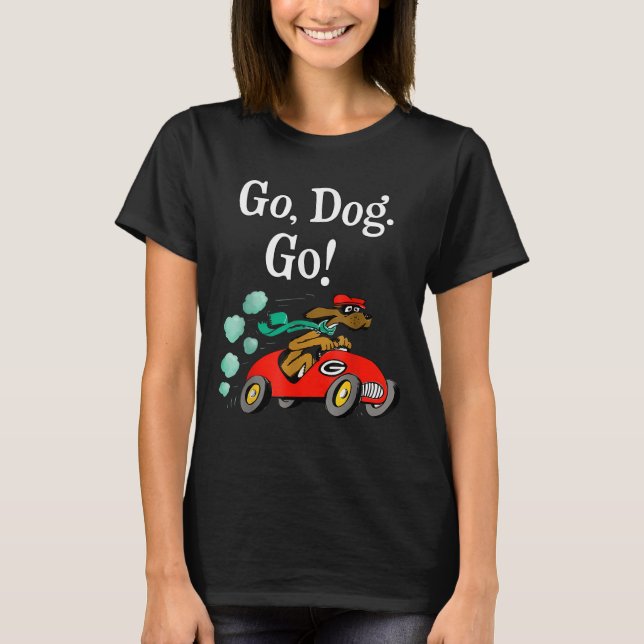 Gå till Hund Go Costume T Shirt (Framsida)