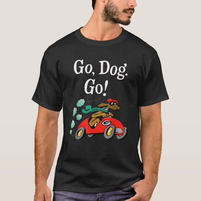 Gå till Hund Go Costume T Shirt (Framsida)