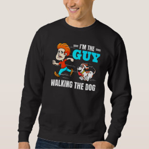 Gå till Hund Hund Påstående Lång Ärmad Tröja