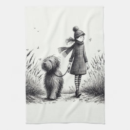 Gå till Hund Kitchen Towel Kökshandduk