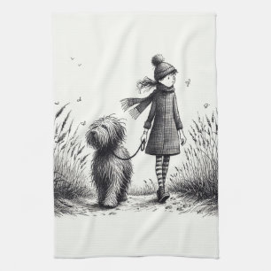 Gå till Hund Kitchen Towel Kökshandduk