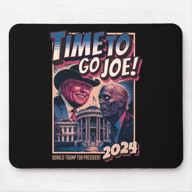 Gå till Joe Funny Pro Trump 2024 Musmatta (Framsidan)