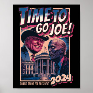 Gå till Joe Funny Pro Trump 2024 Poster