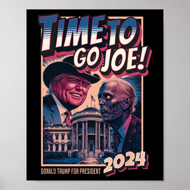 Gå till Joe Funny Pro Trump 2024 Poster (Framsidan)