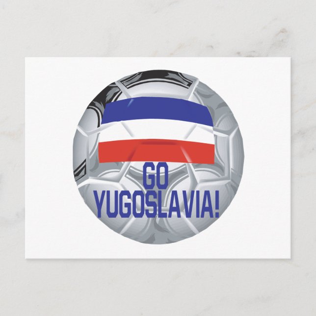 Gå till Jugoslavien Vykort (Framsida)