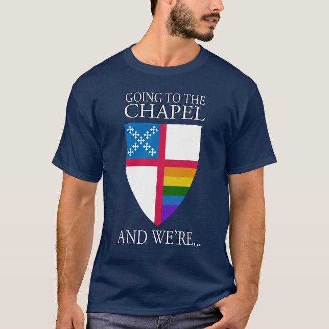 Gå till kapell LGBTQ T Shirt (Framsida)