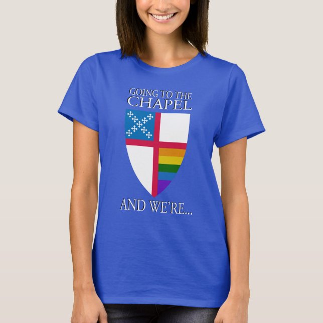 Gå till kapellkvinna T-tröja T Shirt (Framsida)