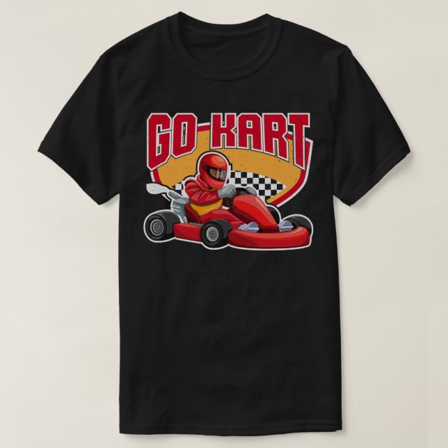 Gå till Kart eller hem 4 T Shirt (Design framsida)